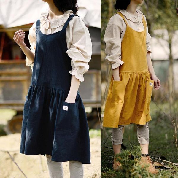 aprons women cross back apron japanese housework baking wrap cotton linen florist dress literary art and advertising
aprons women cross back apron japanese housework baking wrap cotton linen florist dress literary art and advertising
