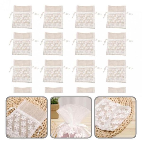 storage bags white 20pcs premium flower decor organza gift bag with drawstring long-lasting pouch wide application for party
storage bags white 20pcs premium flower decor organza gift bag with drawstring long-lasting pouch wide application for party