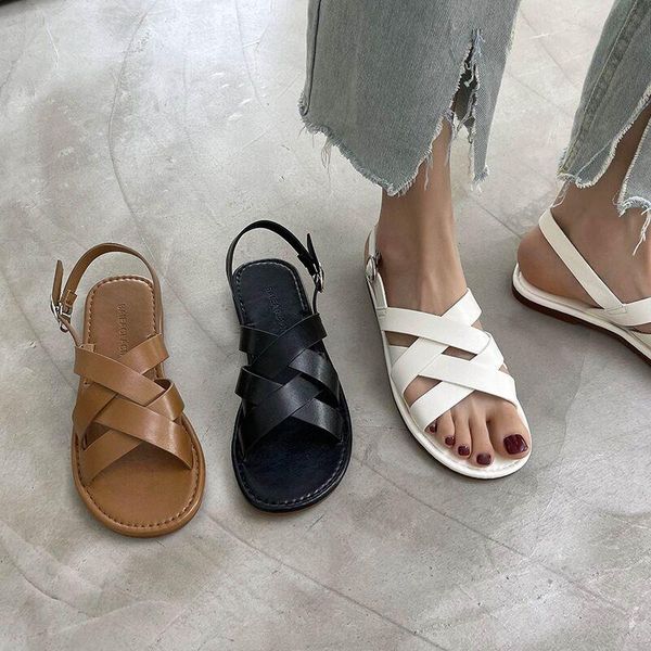 sandals eoeodoit flat heels leather thong shoes summer holiday beach sand walking, Black
sandals eoeodoit flat heels leather thong shoes summer holiday beach sand walking, Black