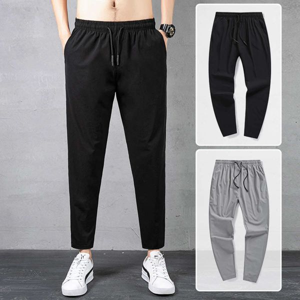 men's air conditioning pants 2020 youth korean leisure sports ice silk capris, Black
men's air conditioning pants 2020 youth korean leisure sports ice silk capris, Black