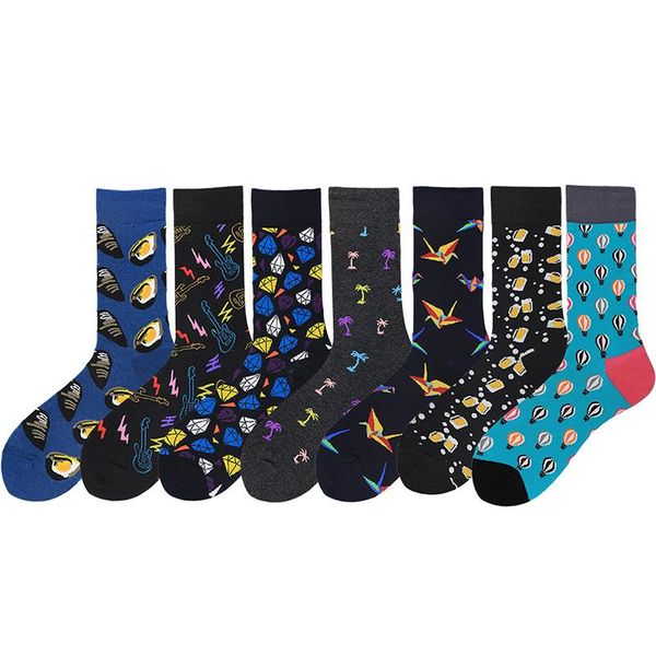 men's socks men personality design art funny printed paper cranes guitar beer coconut tree breathable cotton black blue
men's socks men personality design art funny printed paper cranes guitar beer coconut tree breathable cotton black blue