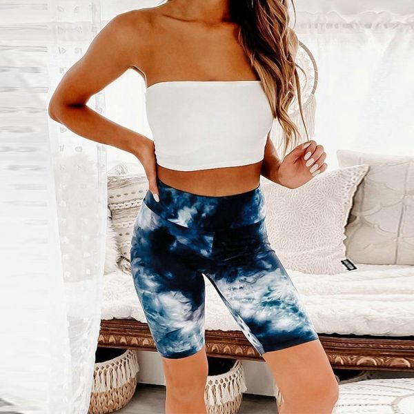 women fashion tie-painted casual wild high tails thin breathing comfy ny ladies shorts, White;black
women fashion tie-painted casual wild high tails thin breathing comfy ny ladies shorts, White;black