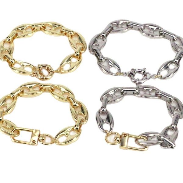 link, chain 5pcs fashion for men women coffee beans link bracelet metal gold silver color gift, Black
link, chain 5pcs fashion for men women coffee beans link bracelet metal gold silver color gift, Black