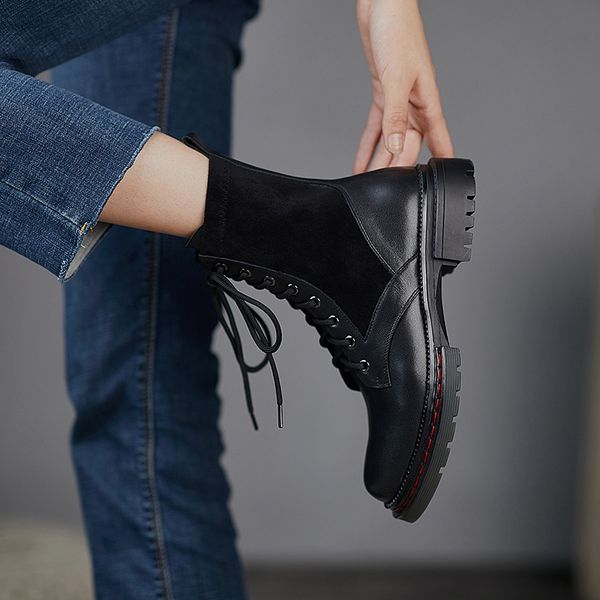 2021 boots women motorcycle shoes platforms ankle boots wedges female lace up platforms leather oxford shoes woman high heels, Black
2021 boots women motorcycle shoes platforms ankle boots wedges female lace up platforms leather oxford shoes woman high heels, Black