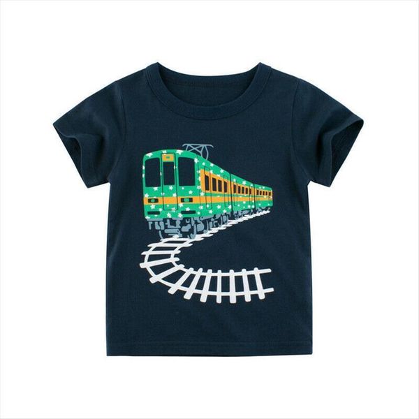 fashion cartoon train railway pattern toddler kids boys summer tee short sleeve t shirts 1 10y, Blue
fashion cartoon train railway pattern toddler kids boys summer tee short sleeve t shirts 1 10y, Blue