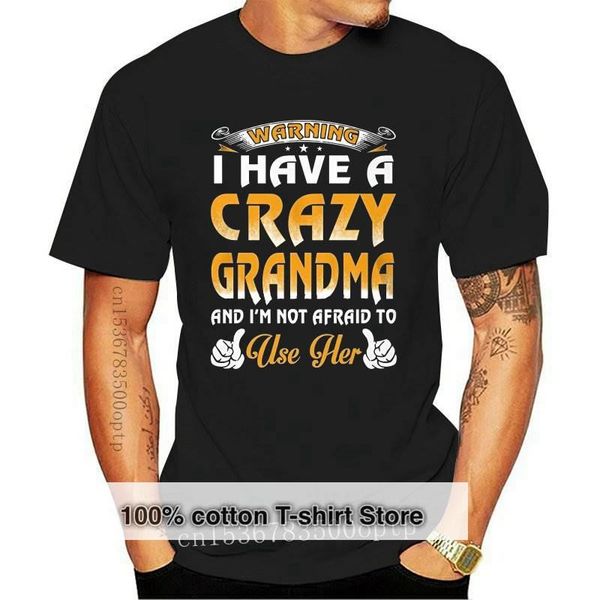 men's t-shirts i have a crazy grandma t-shirt mens womens short sleeve t shirt summer, White;black
men's t-shirts i have a crazy grandma t-shirt mens womens short sleeve t shirt summer, White;black