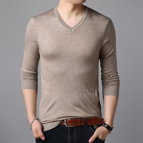 men's sweaters men v-neck solid color long sleeve loose autumn winter bottoming shirt zde2652, White;black
men's sweaters men v-neck solid color long sleeve loose autumn winter bottoming shirt zde2652, White;black