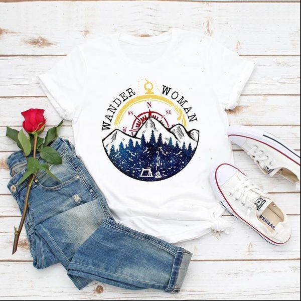 women fashion mountain camper travel lady print clothes summer t graphic shirt t shirts female ladies womens tee t shirt, White
women fashion mountain camper travel lady print clothes summer t graphic shirt t shirts female ladies womens tee t shirt, White