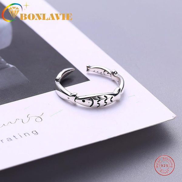 cluster rings bonlavie 925 sterling silver small fish ring opening design, Golden;silver
cluster rings bonlavie 925 sterling silver small fish ring opening design, Golden;silver