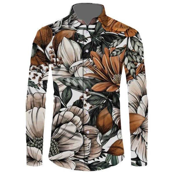 men's casual shirts hawaiian style long sleeve print apparel vacation comfort stand collar button loose shirt custom spring s, White;black
men's casual shirts hawaiian style long sleeve print apparel vacation comfort stand collar button loose shirt custom spring s, White;black