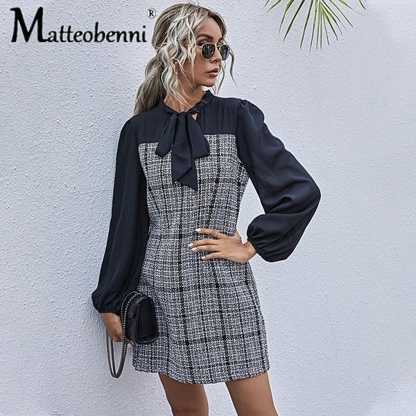 new autumn women plaid mini dress long sleeve patchwork dresses slim streetwear women 2021 elegant ladies dress vestidos, Black;gray
new autumn women plaid mini dress long sleeve patchwork dresses slim streetwear women 2021 elegant ladies dress vestidos, Black;gray