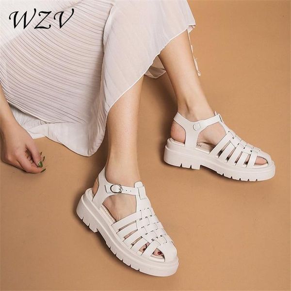 sandals rome sandal wedge for women summer shoes fashion hollow out high heels comfortable y71, Black