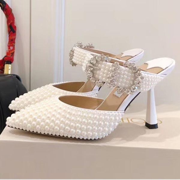 slippers beige pearl women high heels luxury crystal woman summer sandals female handmade slip on outside slides sandalias mujer, Black
slippers beige pearl women high heels luxury crystal woman summer sandals female handmade slip on outside slides sandalias mujer, Black