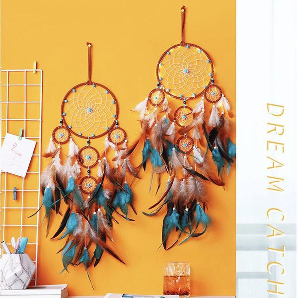 decorative objects & figurines dreamcatcher led wall handmade feather dream braided wind chimes art for room decoration hanging home decor
decorative objects & figurines dreamcatcher led wall handmade feather dream braided wind chimes art for room decoration hanging home decor