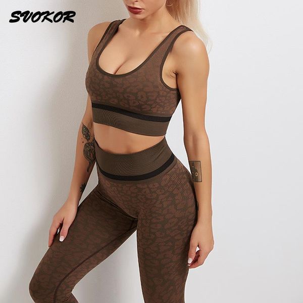yoga outfit svokor leopard 2pcs sports for women set seamless suit workout gym sets fitness stretch bra sportswear
yoga outfit svokor leopard 2pcs sports for women set seamless suit workout gym sets fitness stretch bra sportswear
