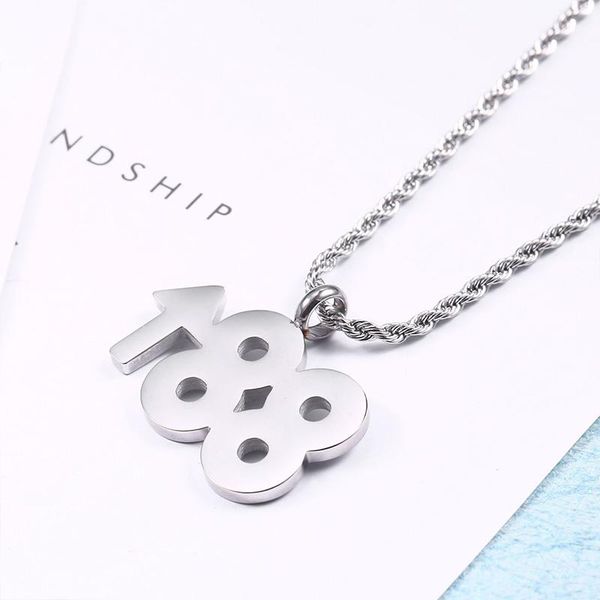 pendant necklaces necklace men stainless steel arabic numerals 88 pendants chain for women jewelry on the neck gold wholesale, Silver
pendant necklaces necklace men stainless steel arabic numerals 88 pendants chain for women jewelry on the neck gold wholesale, Silver