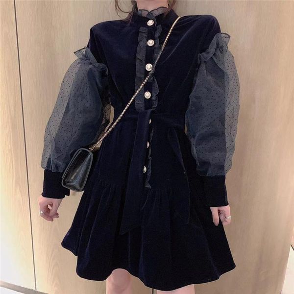 casual dresses women swing hem velvet dress autumn ladies party mini vestidos velour long sleeve, Black;gray
casual dresses women swing hem velvet dress autumn ladies party mini vestidos velour long sleeve, Black;gray