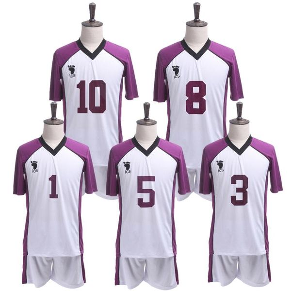 men's tracksuits japanese anime haikyuu cosplay costume two piece sets volleyball v-neck t-shirt and shorts sportwear casual cl, Gray
men's tracksuits japanese anime haikyuu cosplay costume two piece sets volleyball v-neck t-shirt and shorts sportwear casual cl, Gray