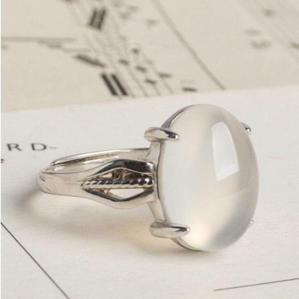 cluster rings s silver natural white chalcedony agate crystal opening adjustable cold wind birthday gift female jewelry ring, Golden;silver
cluster rings s silver natural white chalcedony agate crystal opening adjustable cold wind birthday gift female jewelry ring, Golden;silver
