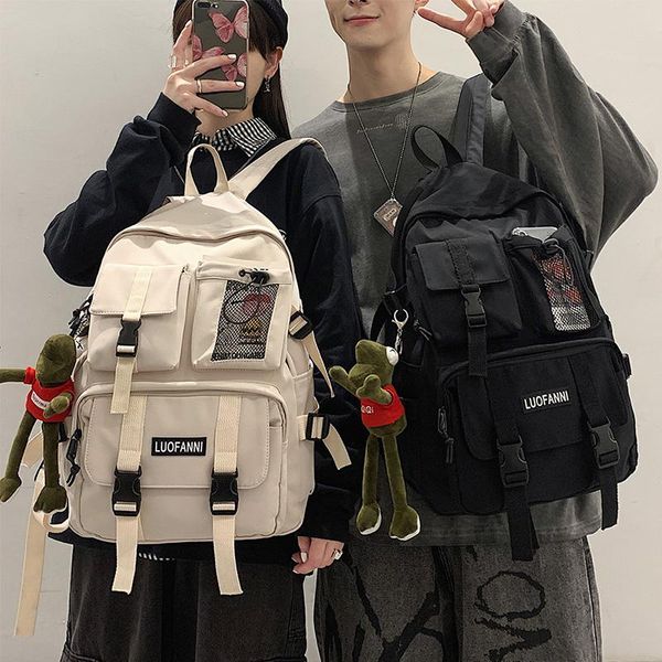 backpack multiple pocket men canvas insert buckle designer bag teenager lapbackpacks student college school bags for women
backpack multiple pocket men canvas insert buckle designer bag teenager lapbackpacks student college school bags for women