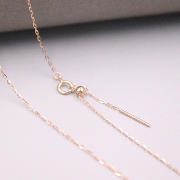 chains au750 real 18k rose gold chain neckalce for women female 0.9mm red thin rolo o-link choker necklace 18''l gift, Silver
chains au750 real 18k rose gold chain neckalce for women female 0.9mm red thin rolo o-link choker necklace 18''l gift, Silver