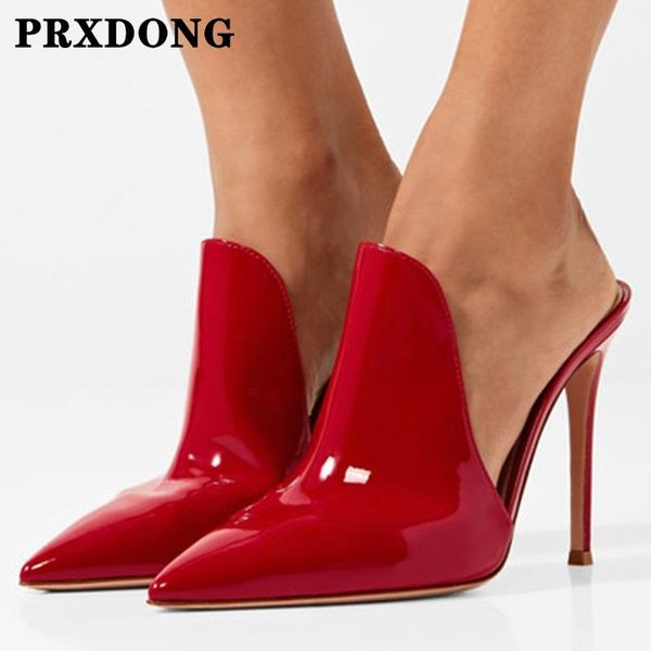 sandals 2021 women summer shoes thin high heels pointed toe black red patent leather dress party wedding woman 43
sandals 2021 women summer shoes thin high heels pointed toe black red patent leather dress party wedding woman 43