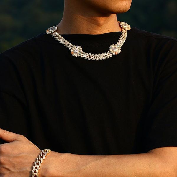 chains 13mm miami curb cuban chain necklaces men hip hop jewelry copper material pave cubic zirconia full bling, Silver
chains 13mm miami curb cuban chain necklaces men hip hop jewelry copper material pave cubic zirconia full bling, Silver