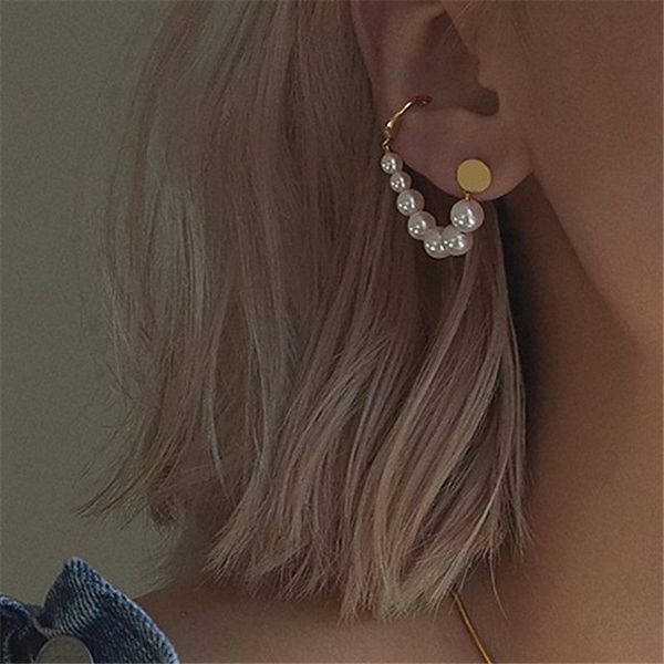 stud needle fashion earstuds small design sense earrings pearl ear hanging earclip simple rear earbone clip, Golden;silver
stud needle fashion earstuds small design sense earrings pearl ear hanging earclip simple rear earbone clip, Golden;silver