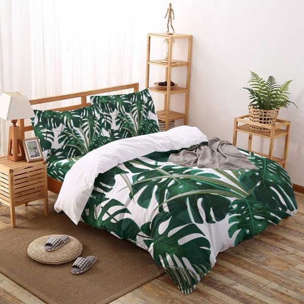 bedding sets 3d digital duvet cover tropical jungle leaves monstera green white printed set beating comforter
bedding sets 3d digital duvet cover tropical jungle leaves monstera green white printed set beating comforter