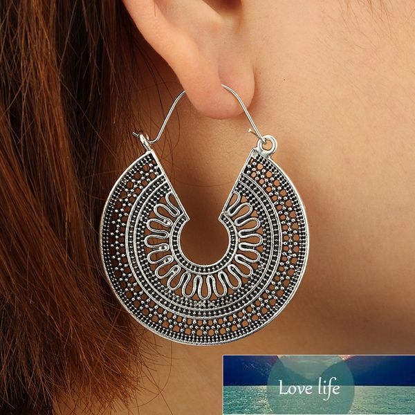 tocona vintage antique gold black silver color flower metal hoop earrings punk alloy earring brincos for women jewelry 5673 factory price ex, Golden;silver
tocona vintage antique gold black silver color flower metal hoop earrings punk alloy earring brincos for women jewelry 5673 factory price ex, Golden;silver