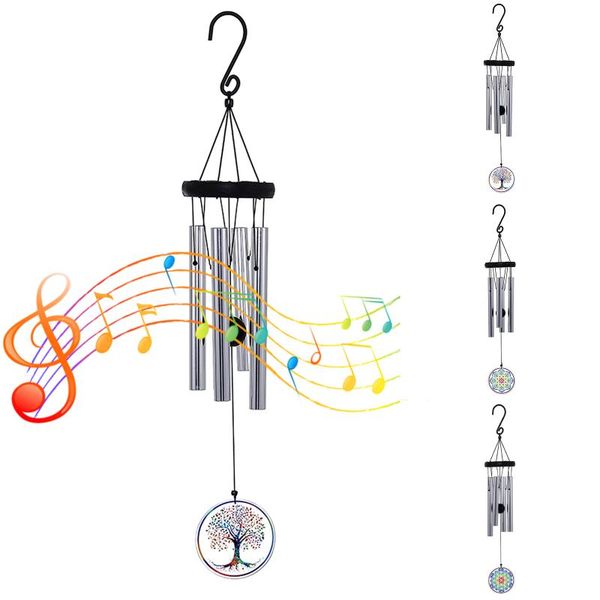 decorative objects & figurines silver metal tube four-tube music wind chime color pendant decoration
decorative objects & figurines silver metal tube four-tube music wind chime color pendant decoration
