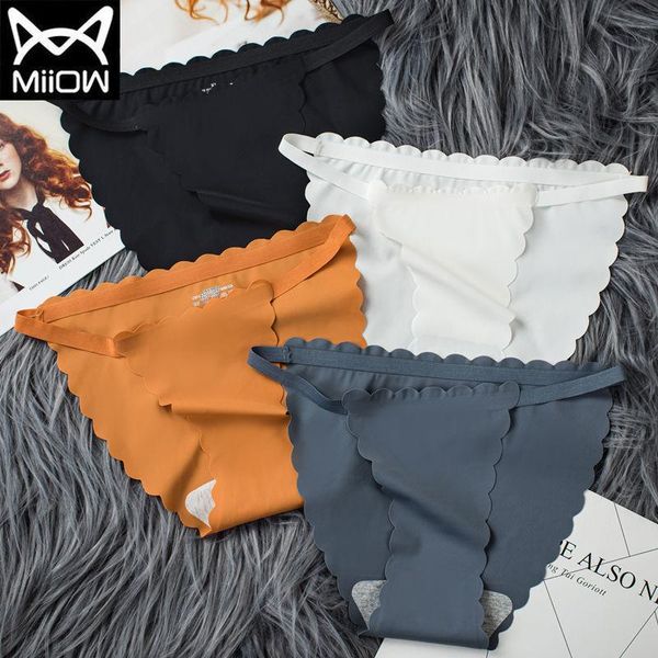 women's panties miiow women cotton crotch temptation breathable briefs seamless underwear mid-waist ice silk antibacterial, Black;pink
women's panties miiow women cotton crotch temptation breathable briefs seamless underwear mid-waist ice silk antibacterial, Black;pink