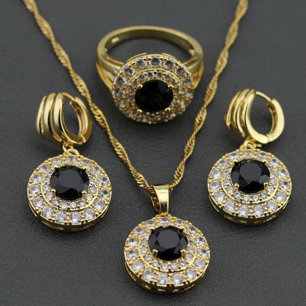 earrings & necklace manny arrival black zircon white crystal jewelry set pendant ring gift box, Silver
earrings & necklace manny arrival black zircon white crystal jewelry set pendant ring gift box, Silver