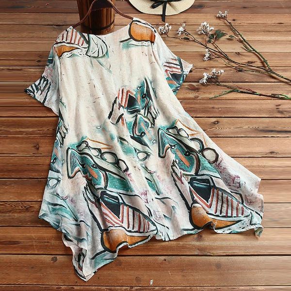 vestidos verao ropa mujer plus size women ladies plus size short sleeve print loose blouse pullover floral for women, White
vestidos verao ropa mujer plus size women ladies plus size short sleeve print loose blouse pullover floral for women, White