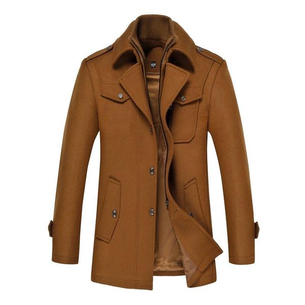 winter wool men thick coats stand male fashion wool blend outwear jackets smart casual trench size m-5xl 471480, Black
winter wool men thick coats stand male fashion wool blend outwear jackets smart casual trench size m-5xl 471480, Black