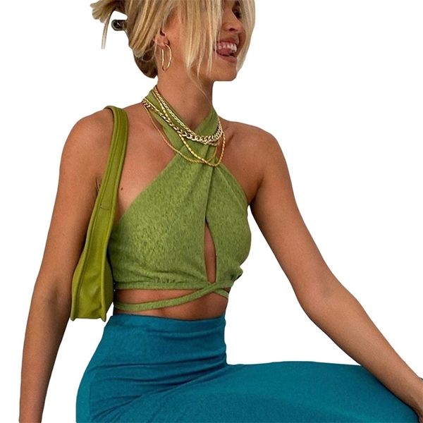 green lace up summer see through blusas sexys mujer strapless haut femme élégant camiseta tirantes sleeveless fashion 210705, White
green lace up summer see through blusas sexys mujer strapless haut femme élégant camiseta tirantes sleeveless fashion 210705, White
