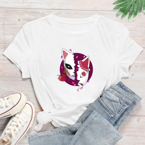 two different half masks graphic streetwear new t shirt women funny simplicity t-shirt vogue halloween pop refreshing t shirt, White
two different half masks graphic streetwear new t shirt women funny simplicity t-shirt vogue halloween pop refreshing t shirt, White