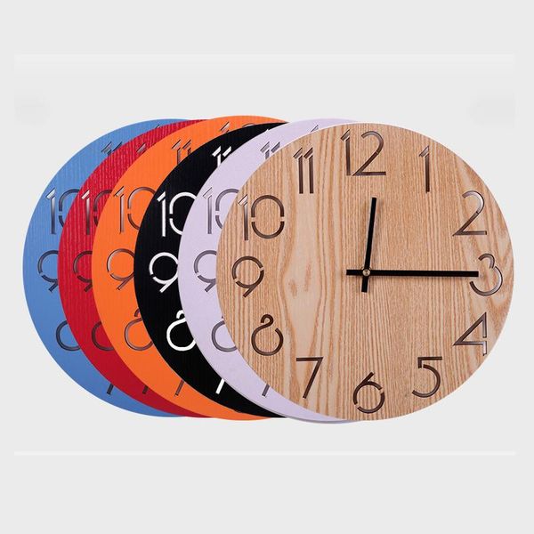 wall clocks 12inch wooden minimalist living room modern home round clock personality silent bedroom decor
wall clocks 12inch wooden minimalist living room modern home round clock personality silent bedroom decor