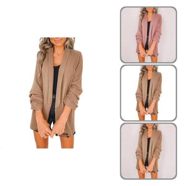 women's suits & blazers women blazer lapel spring outerwear simple stylish great stitching autumn jacket, White;black
women's suits & blazers women blazer lapel spring outerwear simple stylish great stitching autumn jacket, White;black
