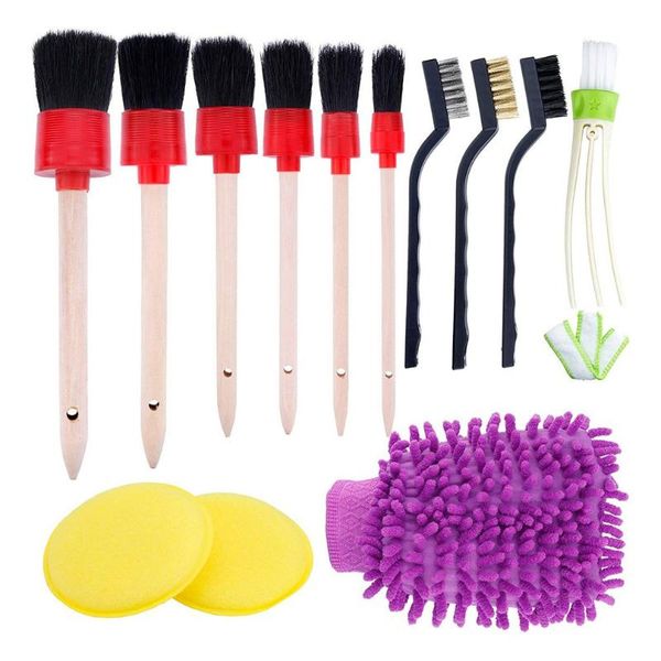 car sponge detailing brushes 13pcs cleaning brush set for wheels tire interior exterior leather air vents kit
car sponge detailing brushes 13pcs cleaning brush set for wheels tire interior exterior leather air vents kit