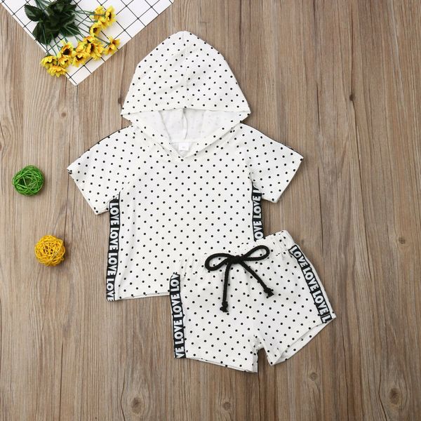 toddler baby girls clothes kids cool hooded dot t-shirt belt shorts summer clothes 2pcs kids girls white outfits set
toddler baby girls clothes kids cool hooded dot t-shirt belt shorts summer clothes 2pcs kids girls white outfits set