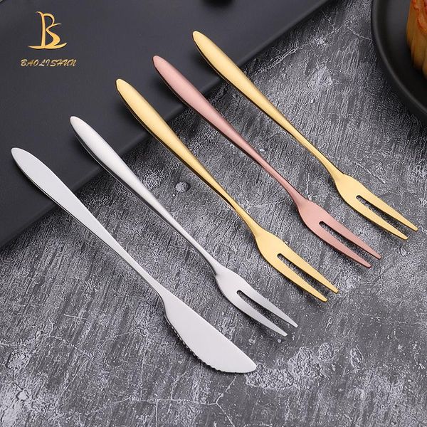 forks stainless steel fruit fork tableware dessert cake gold silver color reusable two tine household el utensils for kitchen
forks stainless steel fruit fork tableware dessert cake gold silver color reusable two tine household el utensils for kitchen