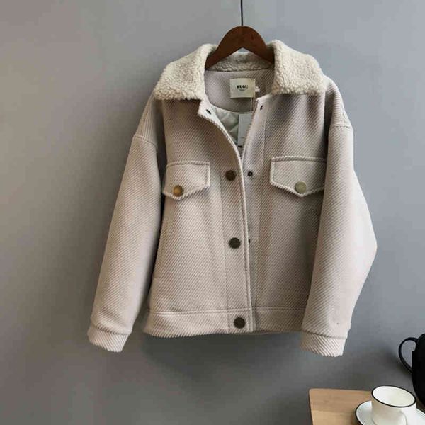 women's wool & blends casaco de lã feminino, jaqueta pelúcia, quente para o inverno, grosso, primavera e outono, gola virada baixo, Black
women's wool & blends casaco de lã feminino, jaqueta pelúcia, quente para o inverno, grosso, primavera e outono, gola virada baixo, Black