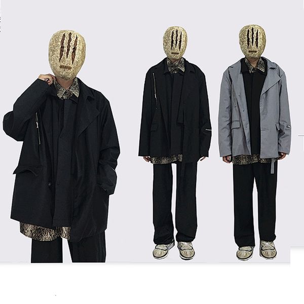 new 2021 double neckline sashes solid suit blazer men and women oversize streetwear autumn jacket loose casual windbreaker coat nk30, Black;brown
new 2021 double neckline sashes solid suit blazer men and women oversize streetwear autumn jacket loose casual windbreaker coat nk30, Black;brown
