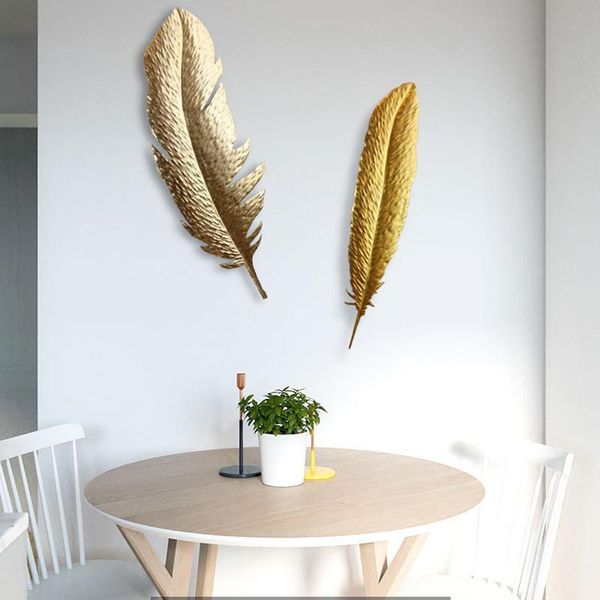 decorative objects & figurines home decoration european iron creative wall hanging metalwall pendant feather gold foil craft room decor aest
decorative objects & figurines home decoration european iron creative wall hanging metalwall pendant feather gold foil craft room decor aest