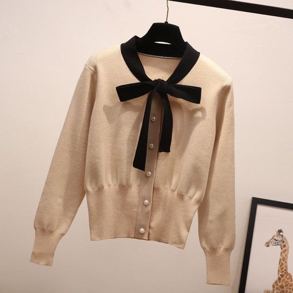 women's sweaters women sweater fashoin jumper office lady bow neck single breasted tunic cardigan, White;black
women's sweaters women sweater fashoin jumper office lady bow neck single breasted tunic cardigan, White;black