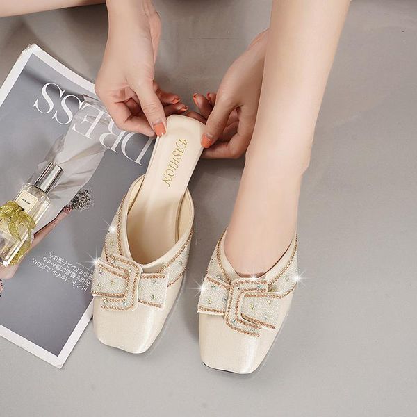 slippers ladies temperament sweet rhinestone sequins design charm vacation beach flat sandals casual flip-flops women's shoes, Black
slippers ladies temperament sweet rhinestone sequins design charm vacation beach flat sandals casual flip-flops women's shoes, Black