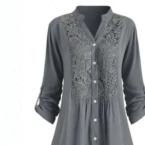 flower lace shirt women plus size stand collar button down chemisier femme solid loose long sleeve blouses women shirts, White
flower lace shirt women plus size stand collar button down chemisier femme solid loose long sleeve blouses women shirts, White