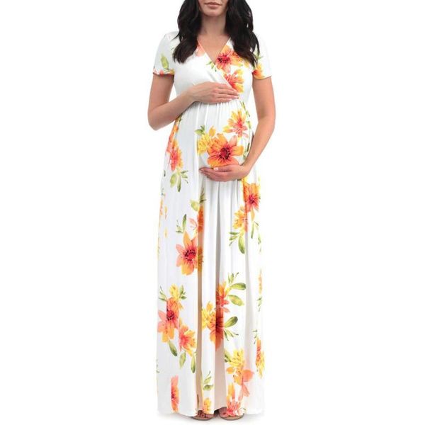 maternity wear 2021 spring and summer pregnant women print dress casual v-neck short-sleeved solid color a-line dress, White
maternity wear 2021 spring and summer pregnant women print dress casual v-neck short-sleeved solid color a-line dress, White