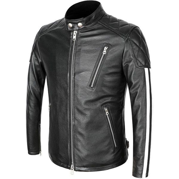 men's leather & faux genuine jacket men motorcycle cowhide slim street fashion man clothes black biker zipper coat
men's leather & faux genuine jacket men motorcycle cowhide slim street fashion man clothes black biker zipper coat